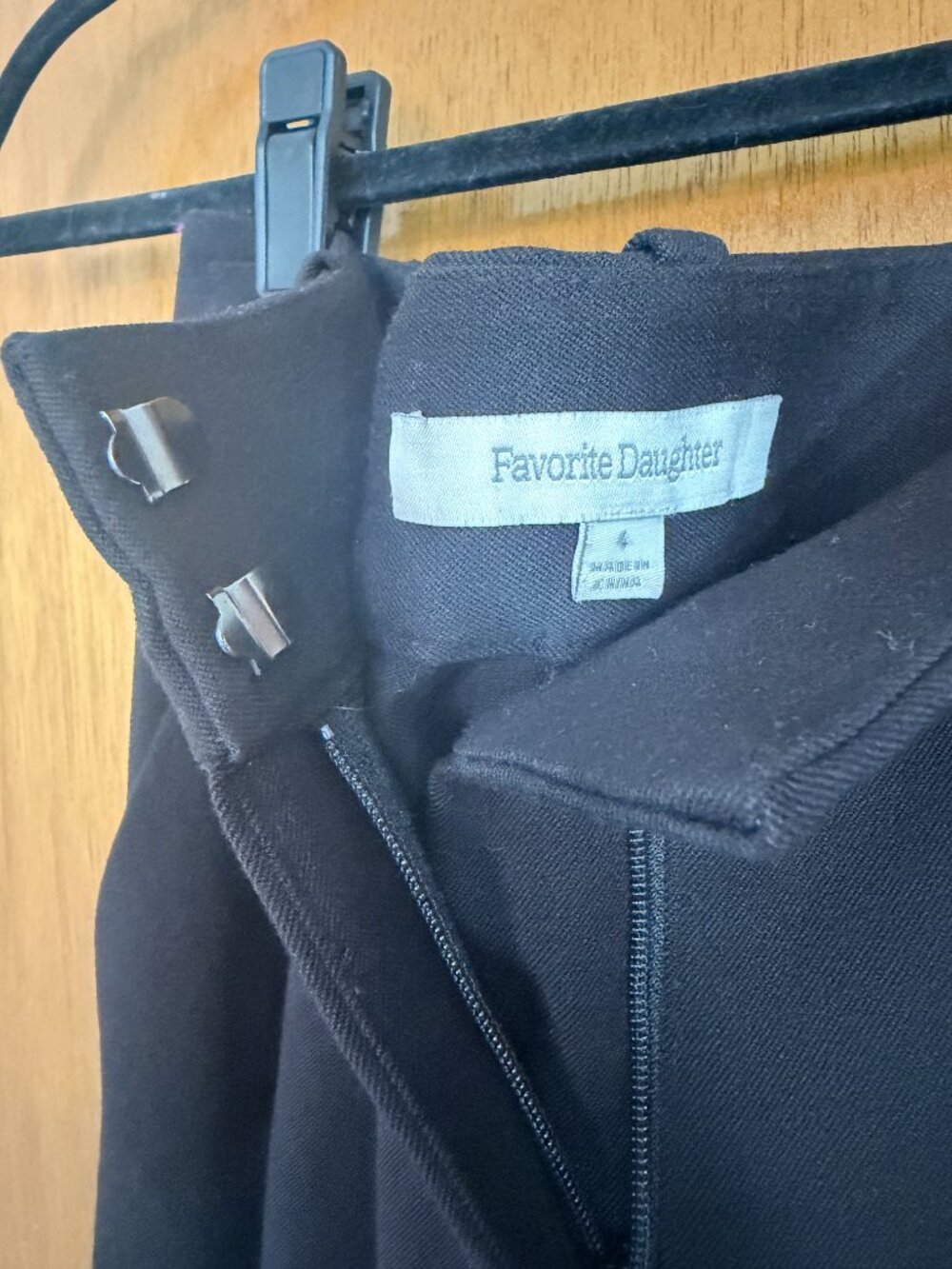 Favorite Daughter Black High-Waisted Trousers